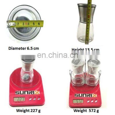 Kitchen Tool Salt and Pepper Grinder Set With Stand photo-2