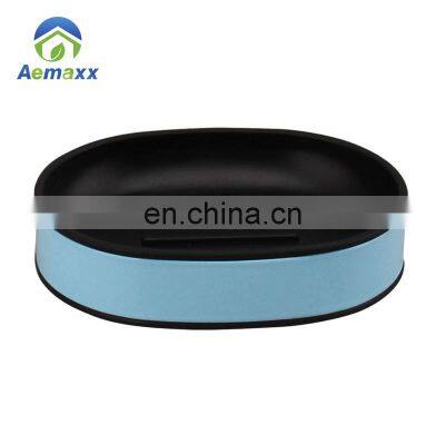 Hotel Decoration Blue Plastic Auto Open Toilet Brush Holder Beach Theme Bathroom Accessories photo-4