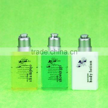 aluminum flip top cap plastic bottles for body lotion