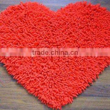 heart shaped bath mats chenille mats and rugs