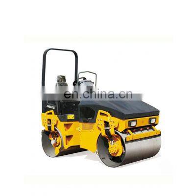 Small 3.5 ton double drum vibratory road roller XMR353E for sale