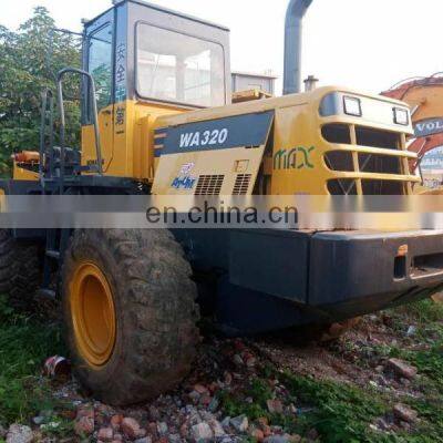 Used komatsu wa320 wheel loader , Japan komatsu loaders , Komatsu wa320-6 wa380-3 wa380-6