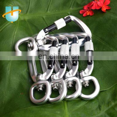 4KN Outdoor Hiking Climbing Rocking Aluminum Customized Packaging Mountain Carabiner for Dog Leashes photo-3