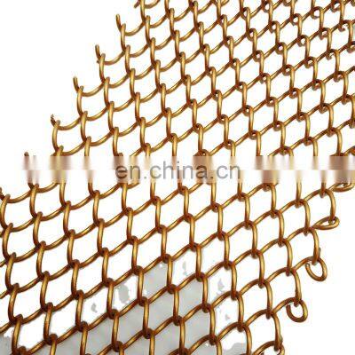 High quality aluminum chain link curtain mesh for decoration