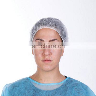 Non Woven PP Disposable Bouffant Cap For Patient Nurse