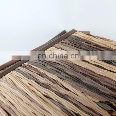 custom made fire proof palapa artificial decoration tiles thatch roofing artificial synthetic