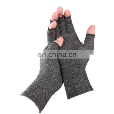 Half Finger Cotton Compression Arthritis Gloves photo-4