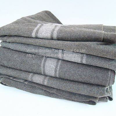 High Quality 100%wool Military Blanket/Army Blanket photo-3