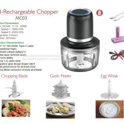 USB-Rechargeable Chopper / MC03 photo-2