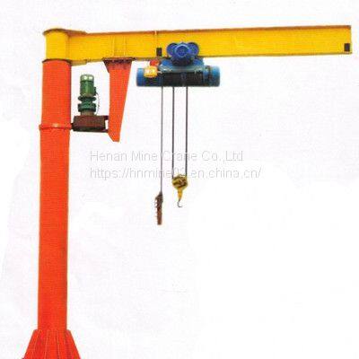 Jib Crane 10 Ton Electric Column Type Slewing Arm Engine Hoist Trolley 6m Top Budget photo-2