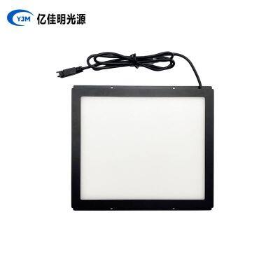 Machine vision LED highlight square backlight bottom surface light source contour size detection