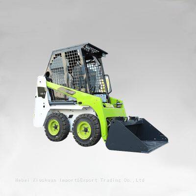 Колёсный погрузчик с поворотной платформой Wheel Skid Steer Loader Manfactory