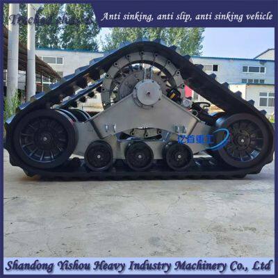 Installation of Half Chain Track Anti Sinking Half Track Assembly for Large Harvesters photo-2