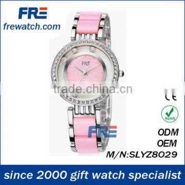 Crystal latest ladies wrist watch