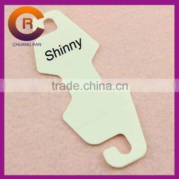 Paper Cream Color Hook Shape Earring Necklace Bracelet Display Card