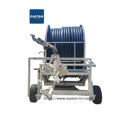 Hot Sale 75-500 Type Agriculture Equipment Traveling Rain Gun Hose Reel Irrigation Machine