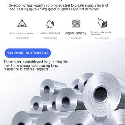 Heavy Duty Industrial Cold Rolled Steel Shelf With Adjustable Height and 500kg Load Capacity for Warehouse & Garage Storage photo-4