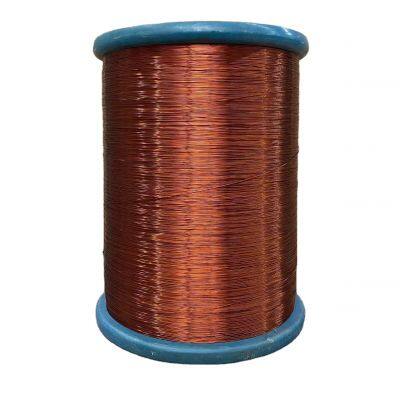 Fabricant de haute qualité, fil d'aluminium revêtu de cuivre émaillé PEW155 pour moteurs et transformateurs de plus de 0,14 mm photo-2