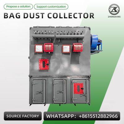 Industrial Pulse Jet Bag Dust Collector Cyclone Dust Removal Equipment for Woodworking Grinding Polishing photo-5