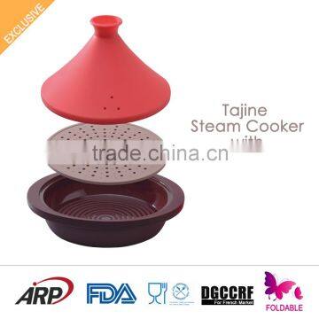 2016 hot selling stockpot silicone optima steamer                        
                                                                                Supplier's Choice