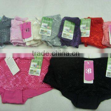 0.76USD Fashional Top Elasticity 100% Cotton High-Waist Sexy Lady Panty (lppgdnk005)