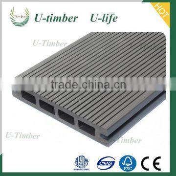 Natural wood feeling plastic WPC timber decking