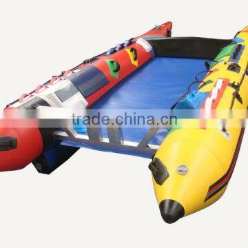 hot! inflatable high speed racing boat for sale