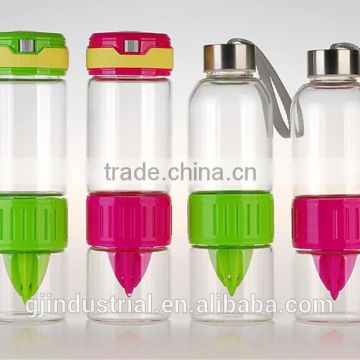 G&J 2015 eco friendly glass skull bottle China