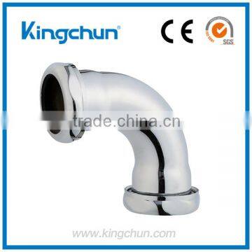 China Factory basin waste accessories flexible pipe chrome plated sink drain (B117)