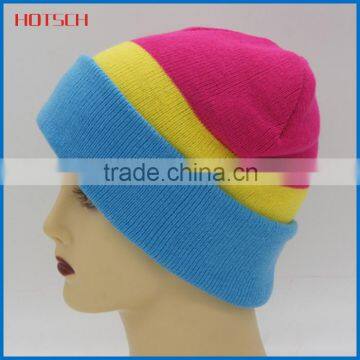 100% Acrylic Fashion Womens Beanie Custom photo-2