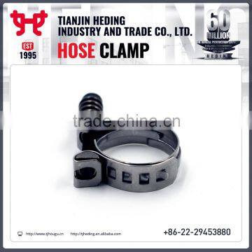 Mechanical energy storage hose clamp