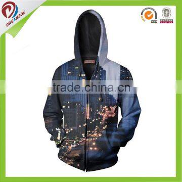 top quality unisex full zip up ladies pullover Hoodies jumper