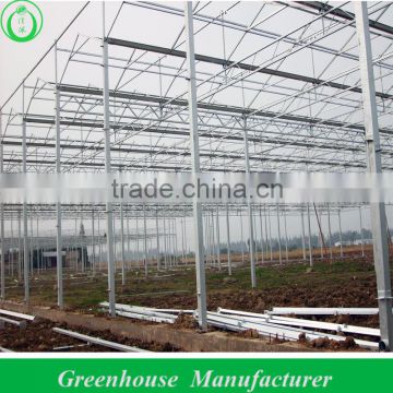 galvanized steel glass greenhouse rain gutter