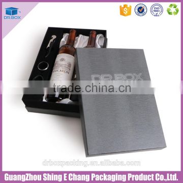 Customer color printing 2 bottle cardboard wine box