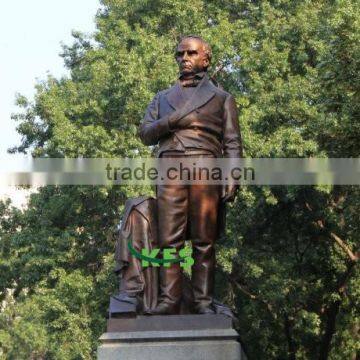 Bronze Daniel Webster elocutionist statue