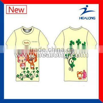 new wholesale short sleeve round neck t-shirt manufacturer