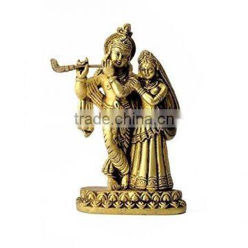 Gangesindia Lord Krishna with Radha Rani Statue