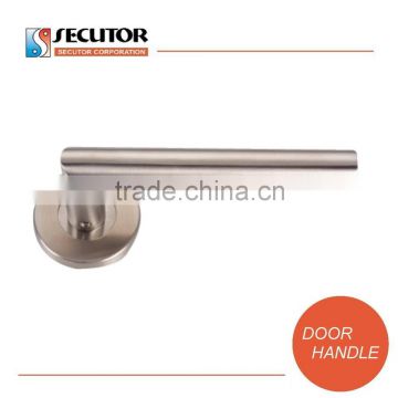 Tube Door Handle Lock with Escutcheon