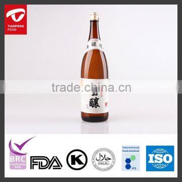 500ml naturally fermented Japanses sake with excellent taste