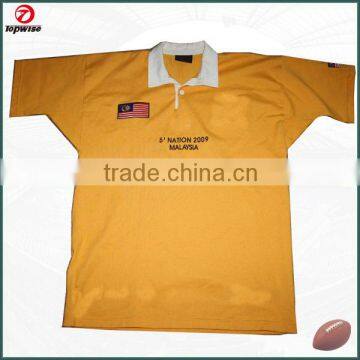 Custom brand factory manufacturer Malaysia rugby jersey