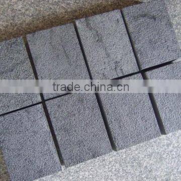 Good selling China black granite cube stone, zhangpu black granite cube stone