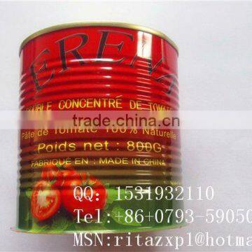 850g canned tomato paste or ketchup