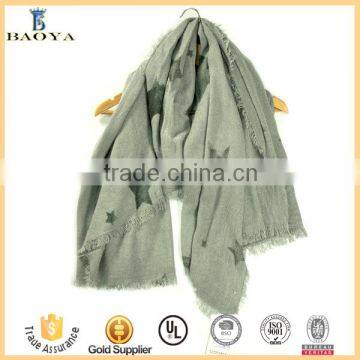 In stock Gradient Color Acrylic Lady Scarf