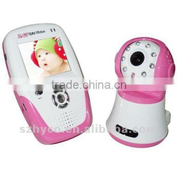 security wireless 2.4ghz small color baby monitor