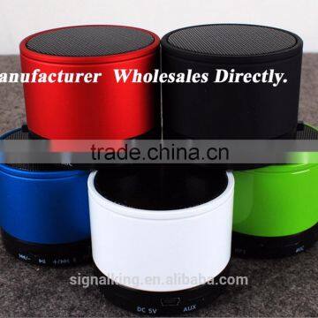 Free Sample Wholesales S10 Portable Bluetooth Speaker MINI Bluetooth Speaker With TF Card and FM.