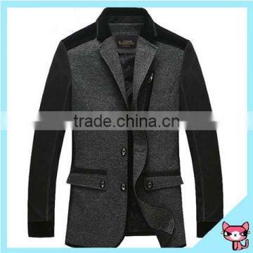 Lapel Classic Suit Men Jacket with 100% Polyester