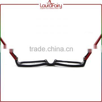 Laura Fairy Most Popular Hand Made Elegant Lady Red Black Acetate Optical Frames photo-6