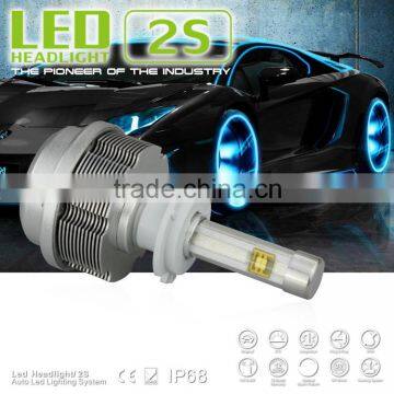 H7 30w ip68 car led headlight with ligh lifespan