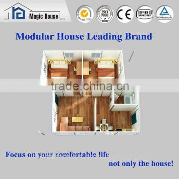 Insulated executive mobile china well designed economical house with garden