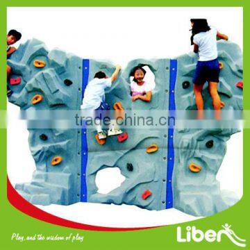 LLDPE Galannized Steel Outdoor Solitary Playground Equipment Climbing Rock Wall Structure for Children LE.PP.004